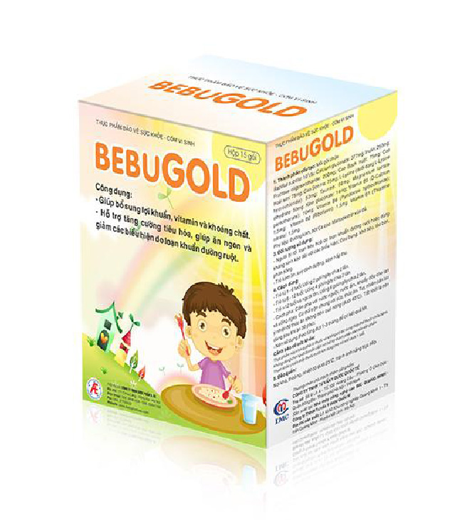 Review cốm vi sinh Bebugold có tốt không, tác dụng, thành phần, giá bao nhiêu