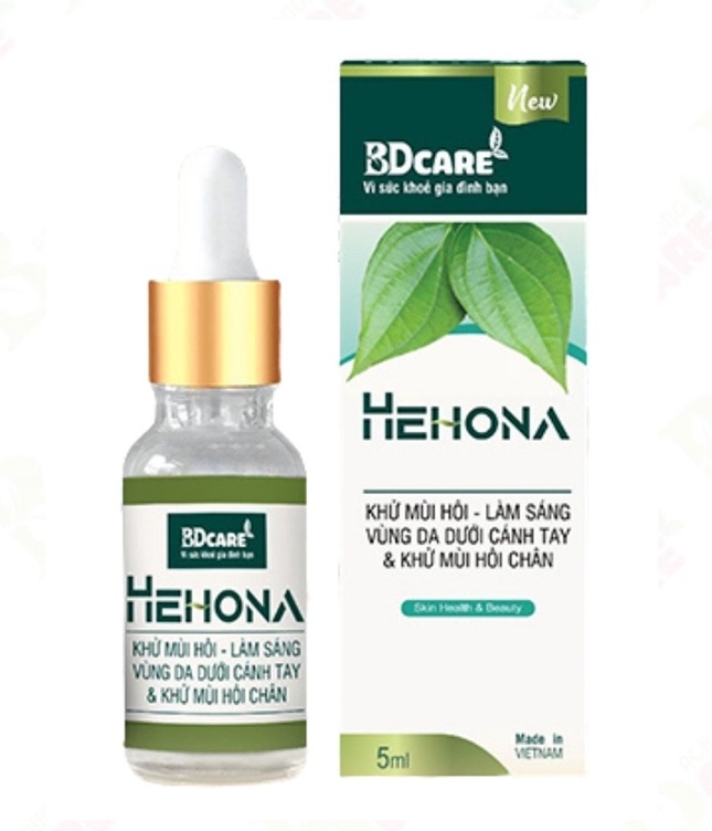 Review serum khử mùi hôi nách hôi chân Hehona: có tốt không, thành phần, tác dụng, giá bao nhiêu