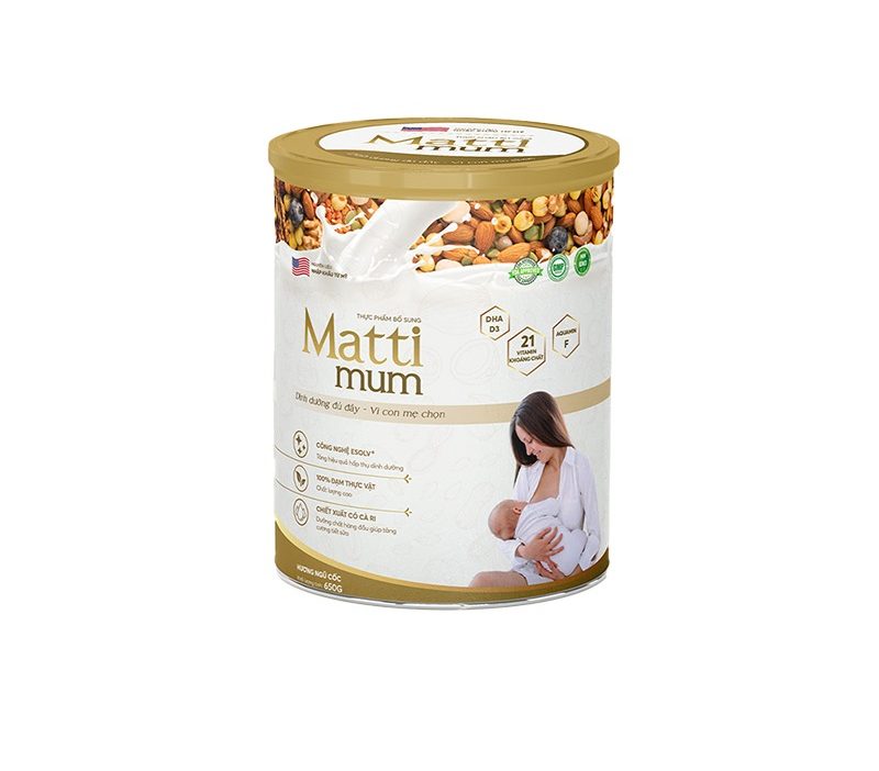 Review sữa hạt lợi sữa Matti Mum có tốt không, thành phần, công dụng, giá bao nhiêu